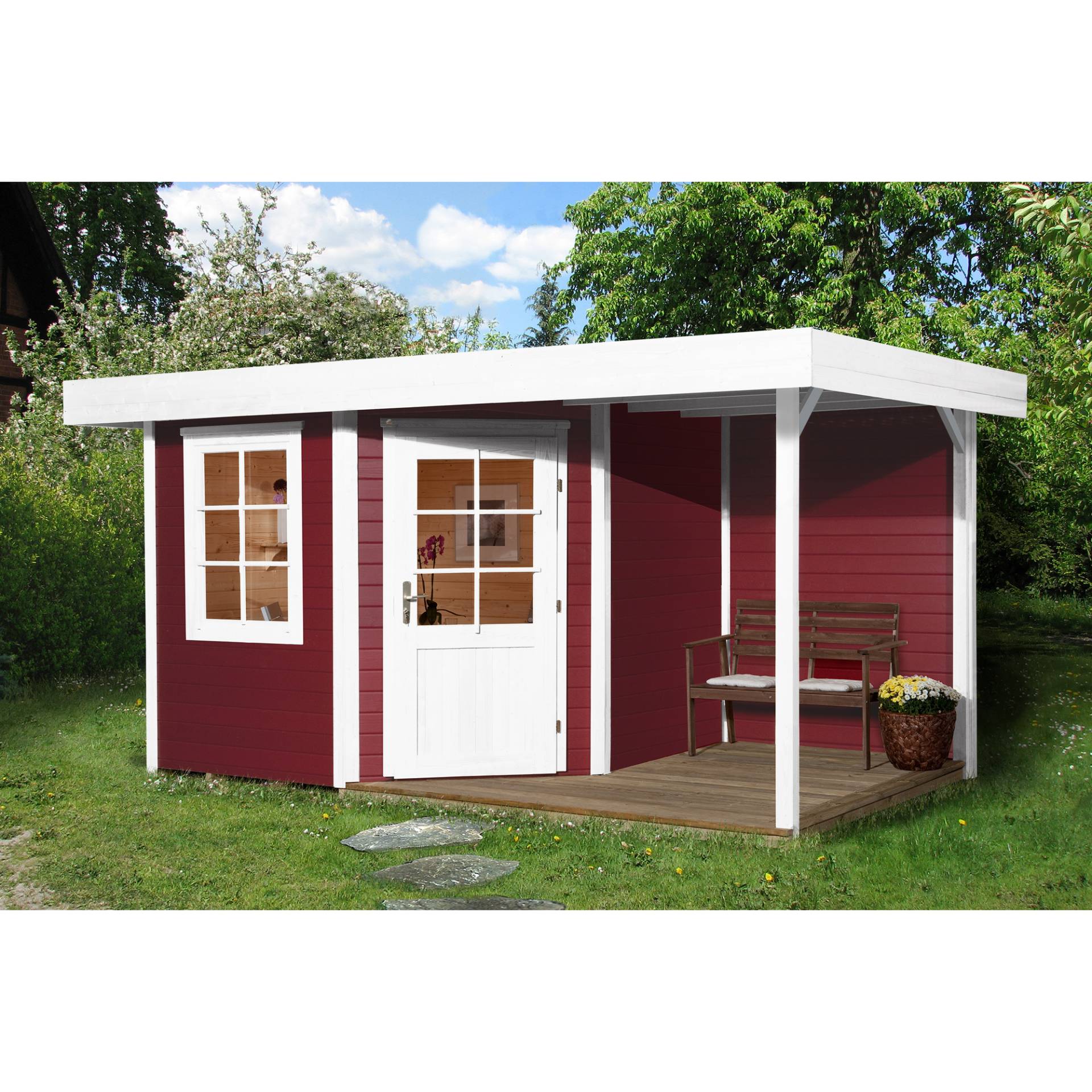 Weka Designhaus, schwedenrot, 396 x 238 cm Weka Designhaus, schwedenrot, 396 x 238 cm von WEKA