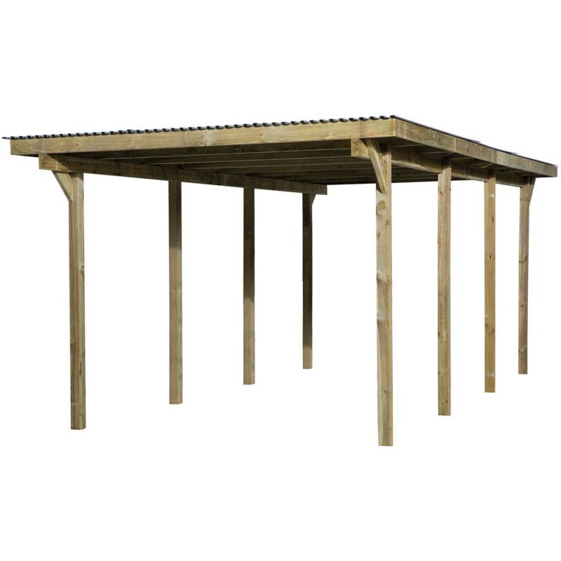 Weka Einzelcarport 606 Gr.2 300 x 600 cm von WEKA