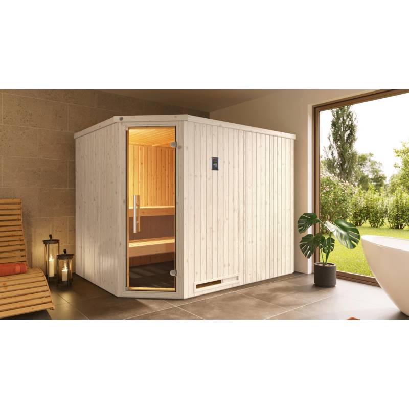 Weka Elementsauna Varberg 4 GT Trend inkl. 7,5 kW OS-Ofenset von WEKA