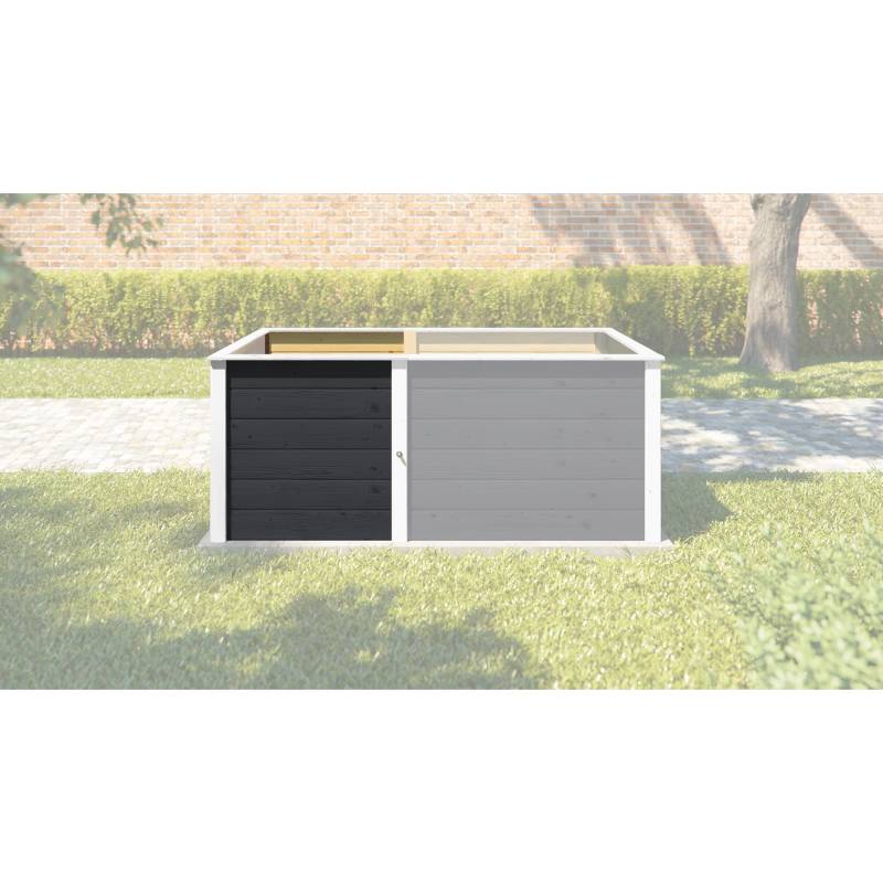Weka Erweiterung Hochbeet '669' anthrazit 69 x 71 x 69 cm von WEKA