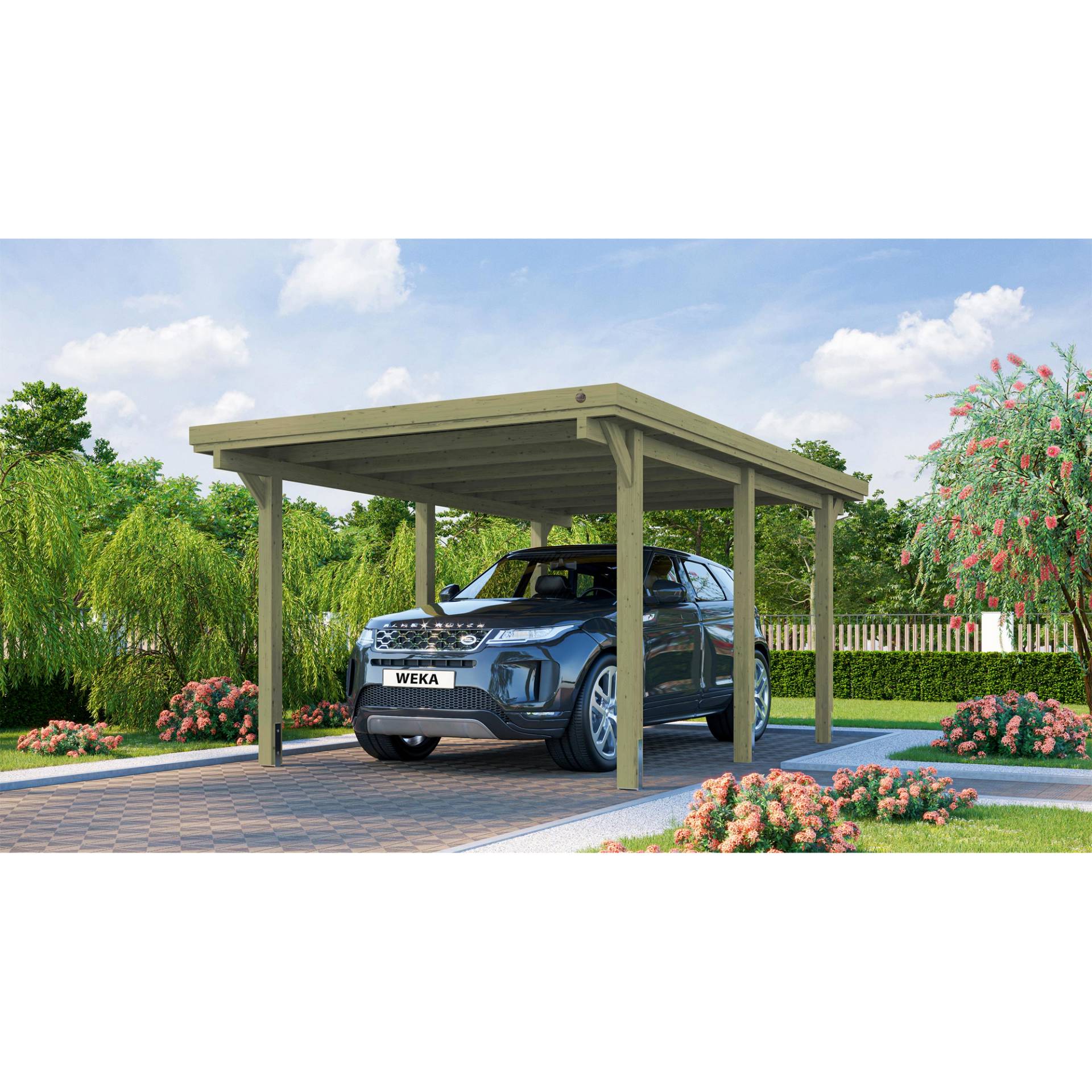 Weka Einzelcarport '617' Gr. 1, 322 x 233 x 512 cm Weka Einzelcarport '617' Gr. 1, 322 x 233 x 512 cm von WEKA
