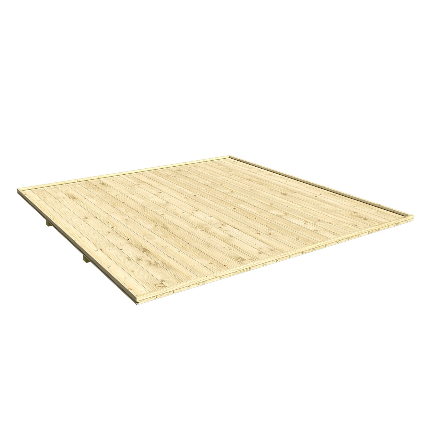 Weka Fußboden für Weka Gartenhaus Batu 1,5 Natur 250 cm x 200 cm von WEKA
