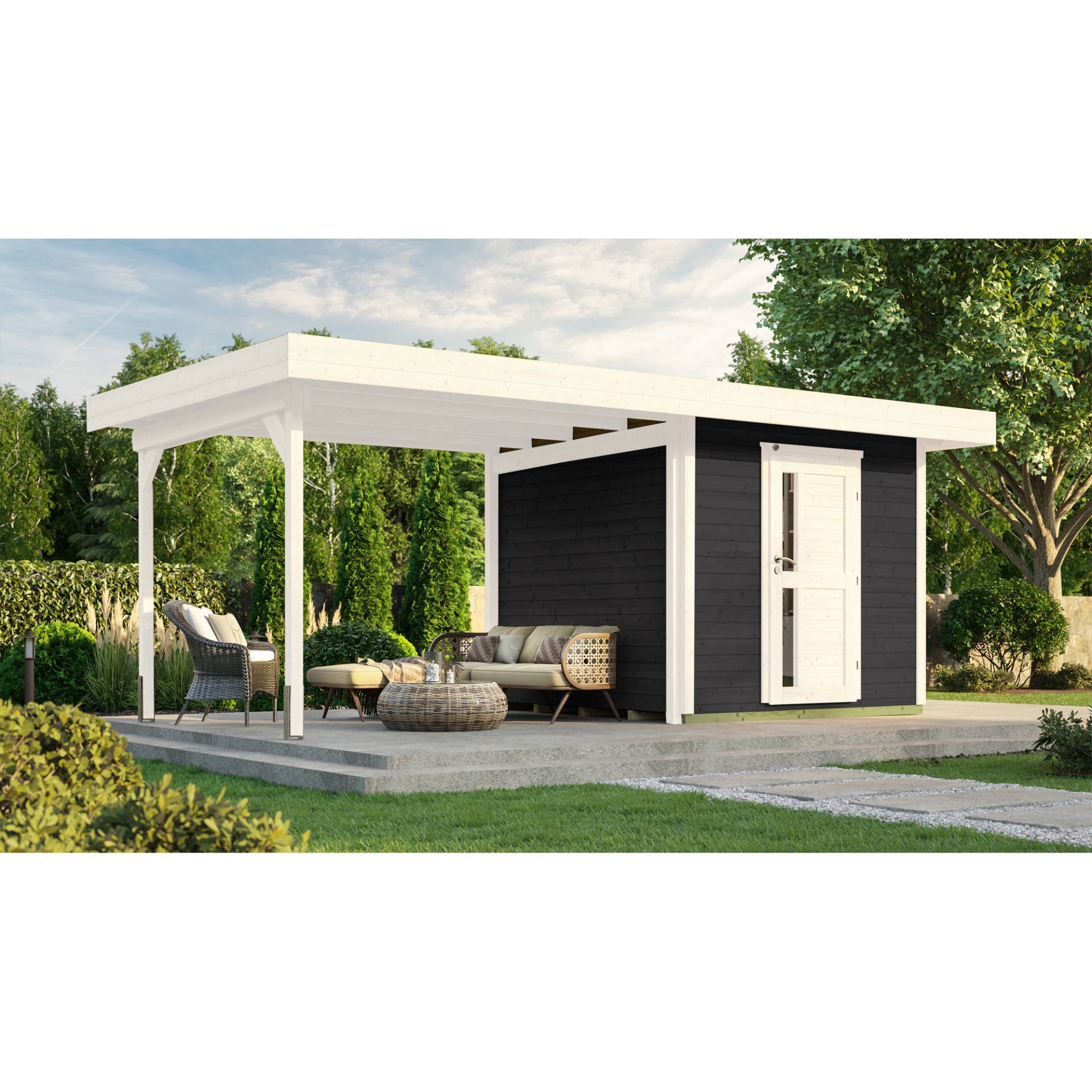 Weka Gartenhaus '172 B Gr.2' anthrazit 530 x x 301 cm Weka Gartenhaus '172 B Gr.2' anthrazit 530 x x 301 cm von WEKA