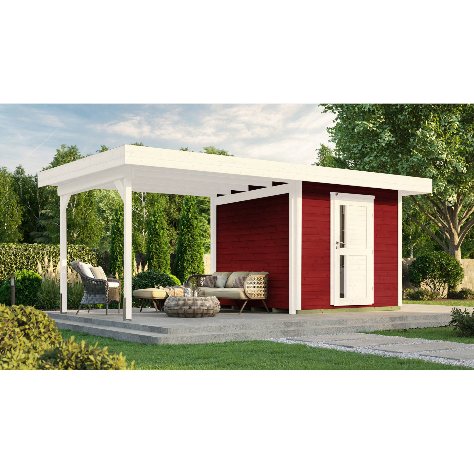 Weka Gartenhaus '172 B Gr.2' rot 530 x x 301 cm Weka Gartenhaus '172 B Gr.2' rot 530 x x 301 cm von WEKA
