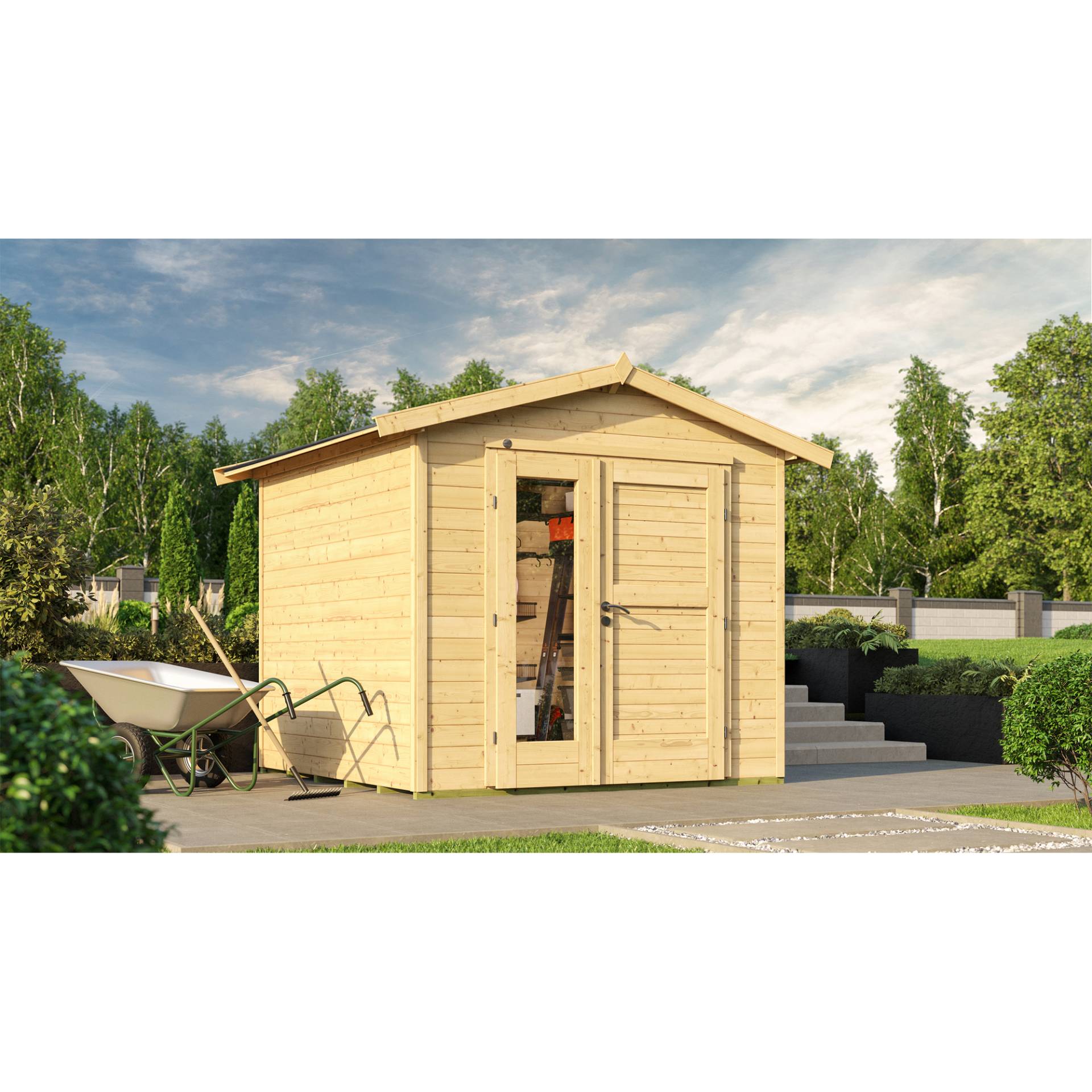 Weka Gartenhaus '224 A' naturfarben 235 x 230 x 239 cm Weka Gartenhaus '224 A' naturfarben 235 x 230 x 239 cm von WEKA