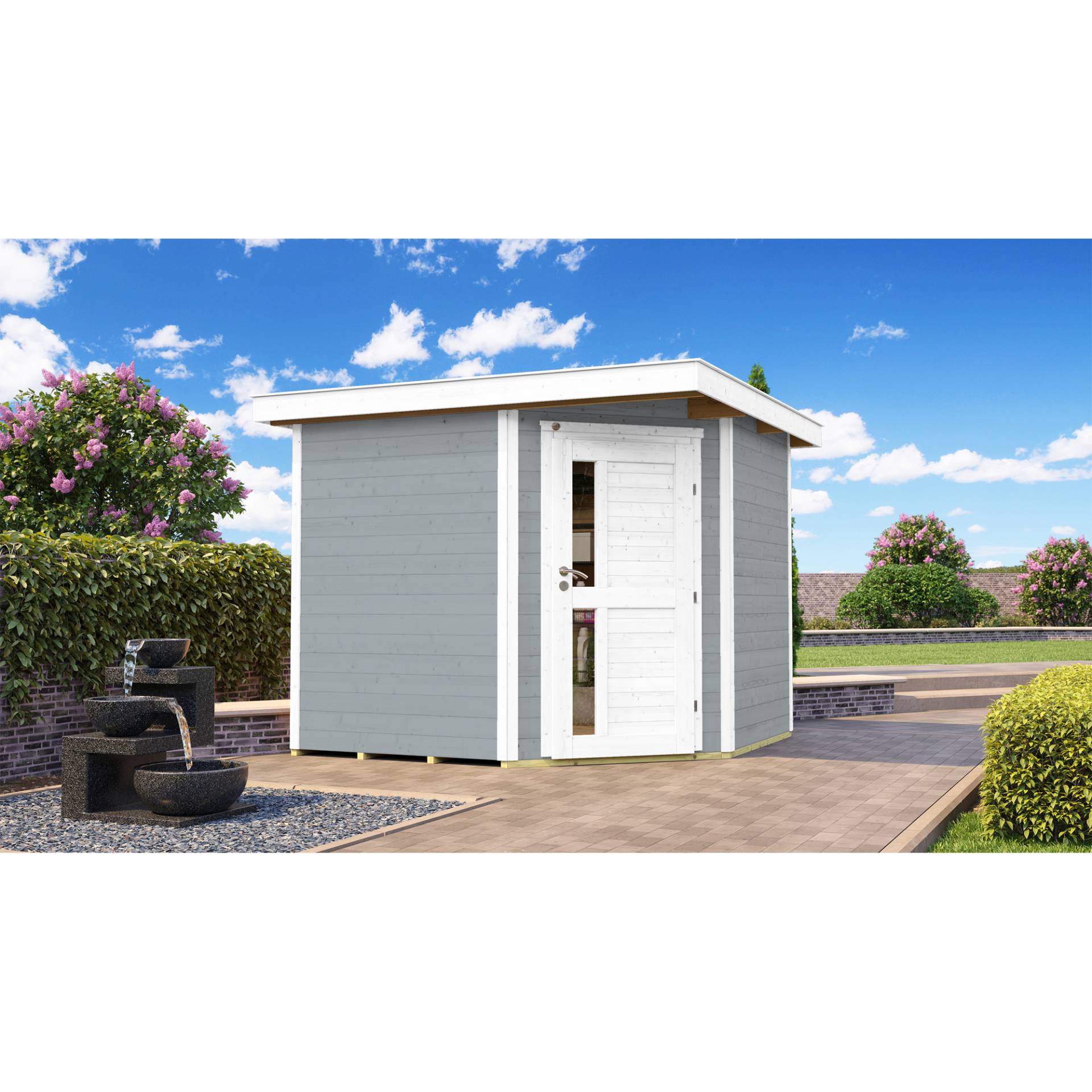 Weka Gartenhaus '229 A' grau 239 x x 235 cm Weka Gartenhaus '229 A' grau 239 x x 235 cm von WEKA