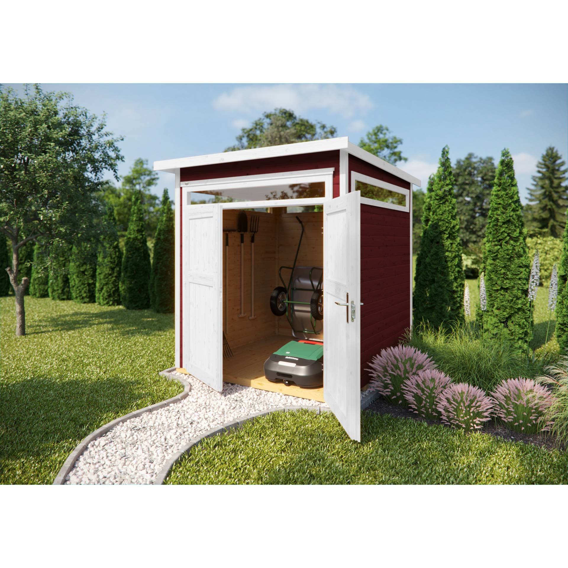 Weka Gartenhaus '265' schwedenrot 205 x 115 cm Weka Gartenhaus '265' schwedenrot 205 x 115 cm von WEKA
