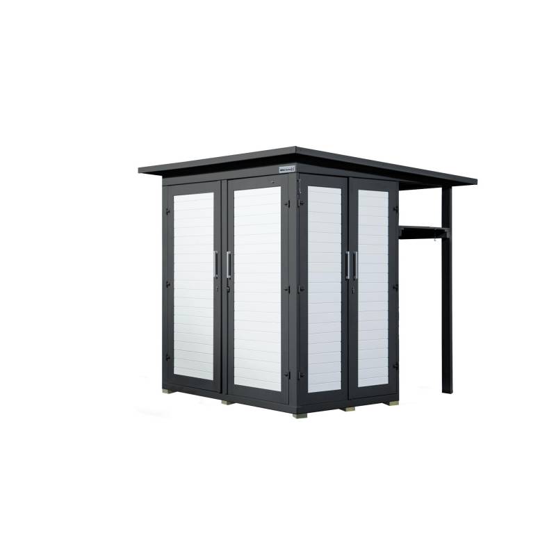 Weka Gartenhaus 'Q Multi' anthrazit 224 x 224 x 217 cm von WEKA