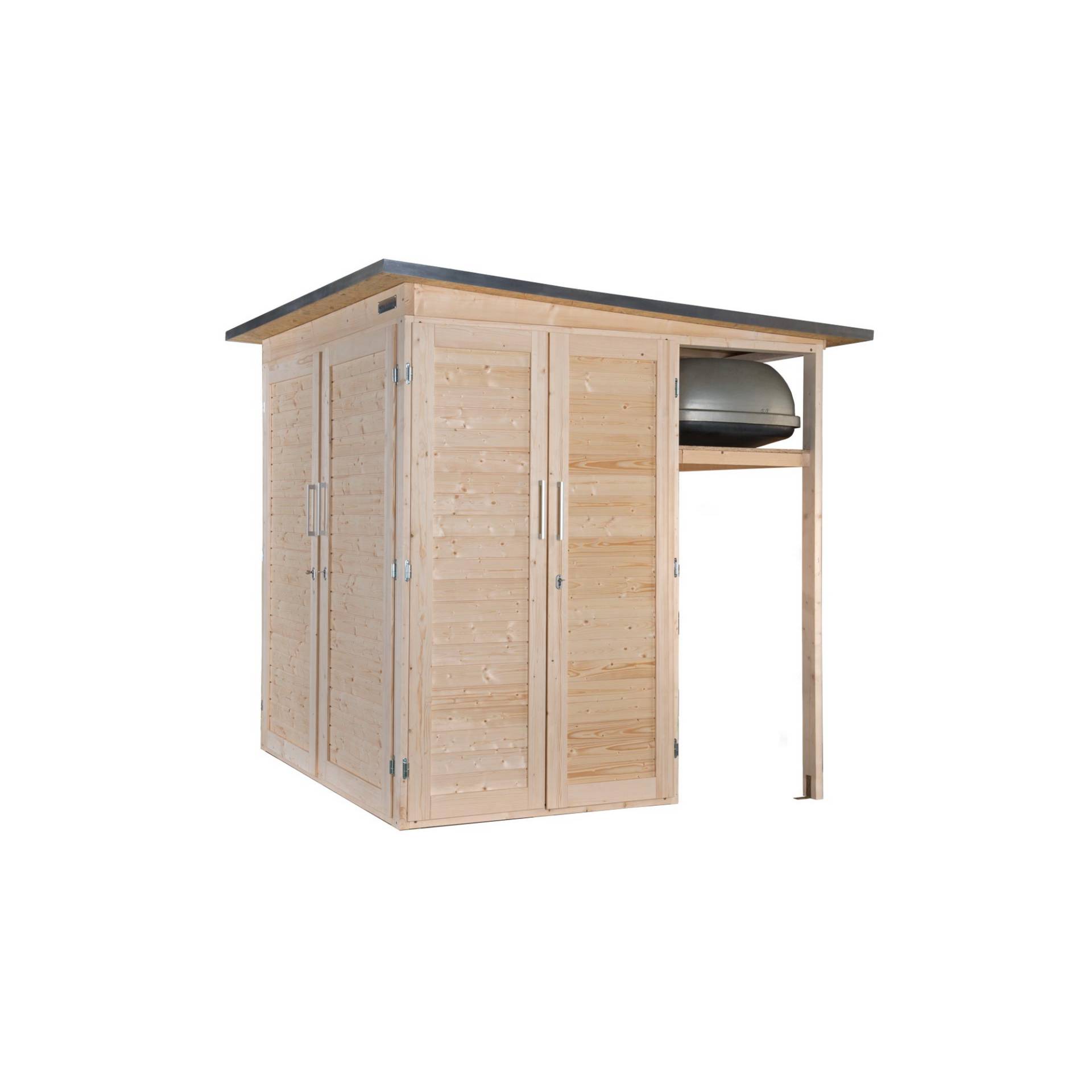 Weka Gartenhaus 'Q Multi' natur 224 x 224 x 217 cm Weka Gartenhaus 'Q Multi' natur 224 x 224 x 217 cm von WEKA