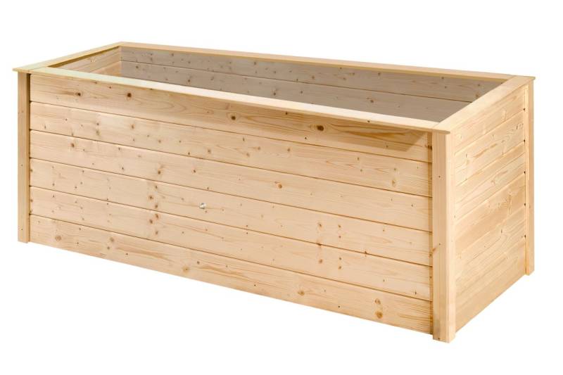 Weka Hochbeet 2.0 200 x 75 x 72 cm natur mit Schutzfolie von WEKA