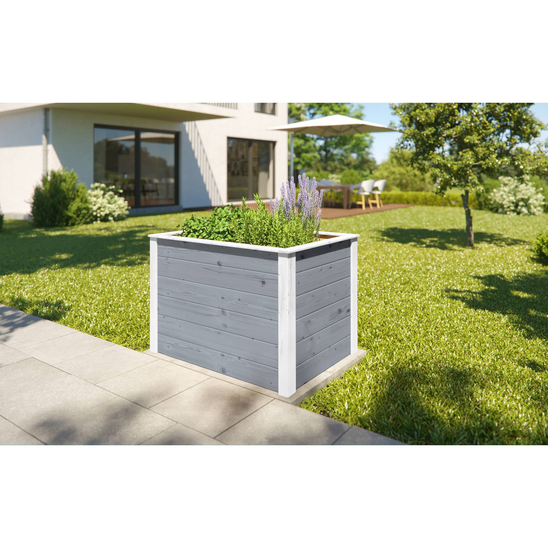 Weka Hochbeet '669' grau 100 x 71 x 69 cm Weka Hochbeet '669' grau 100 x 71 x 69 cm von WEKA