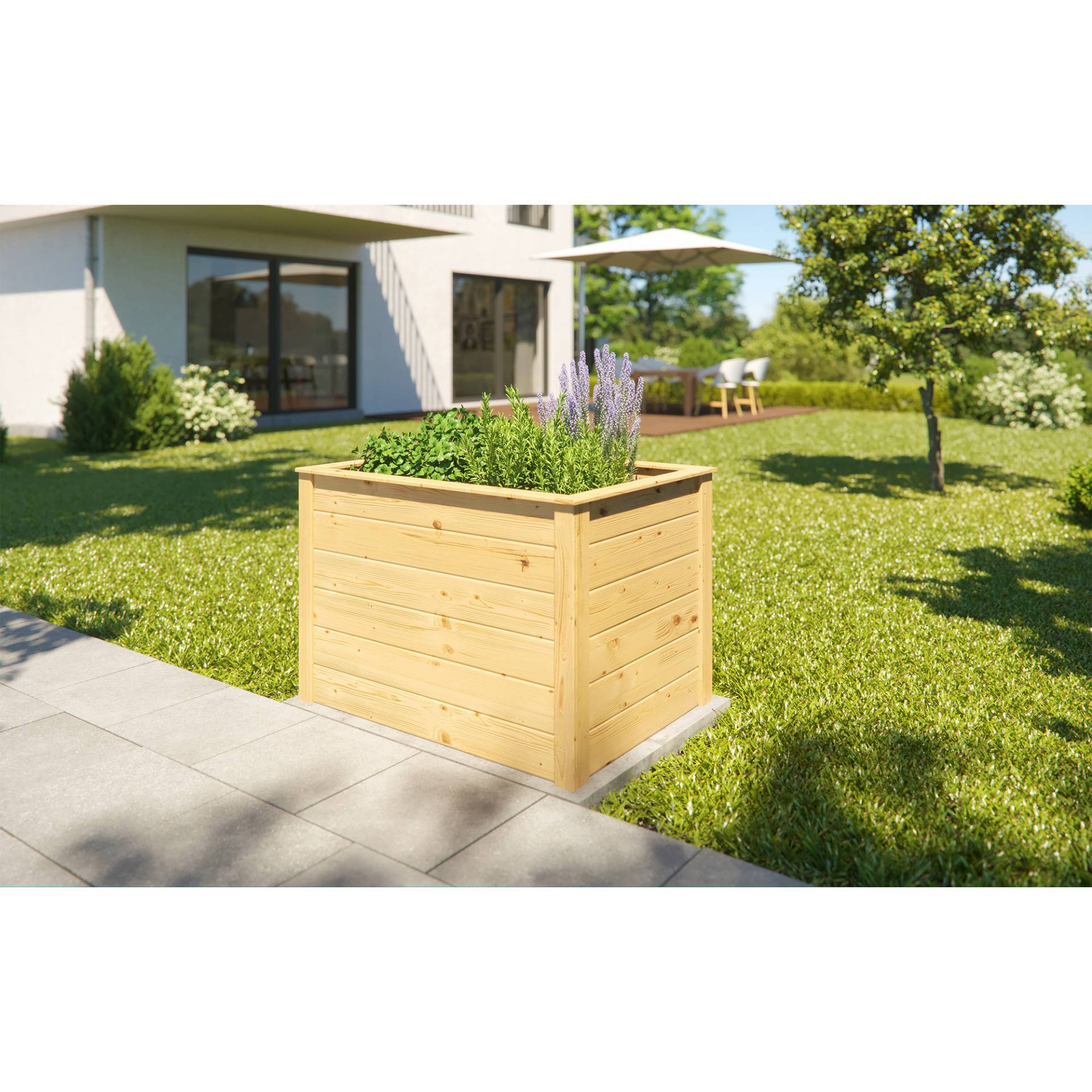 Weka Hochbeet '669' naturfarben 100 x 71 x 69 cm von WEKA