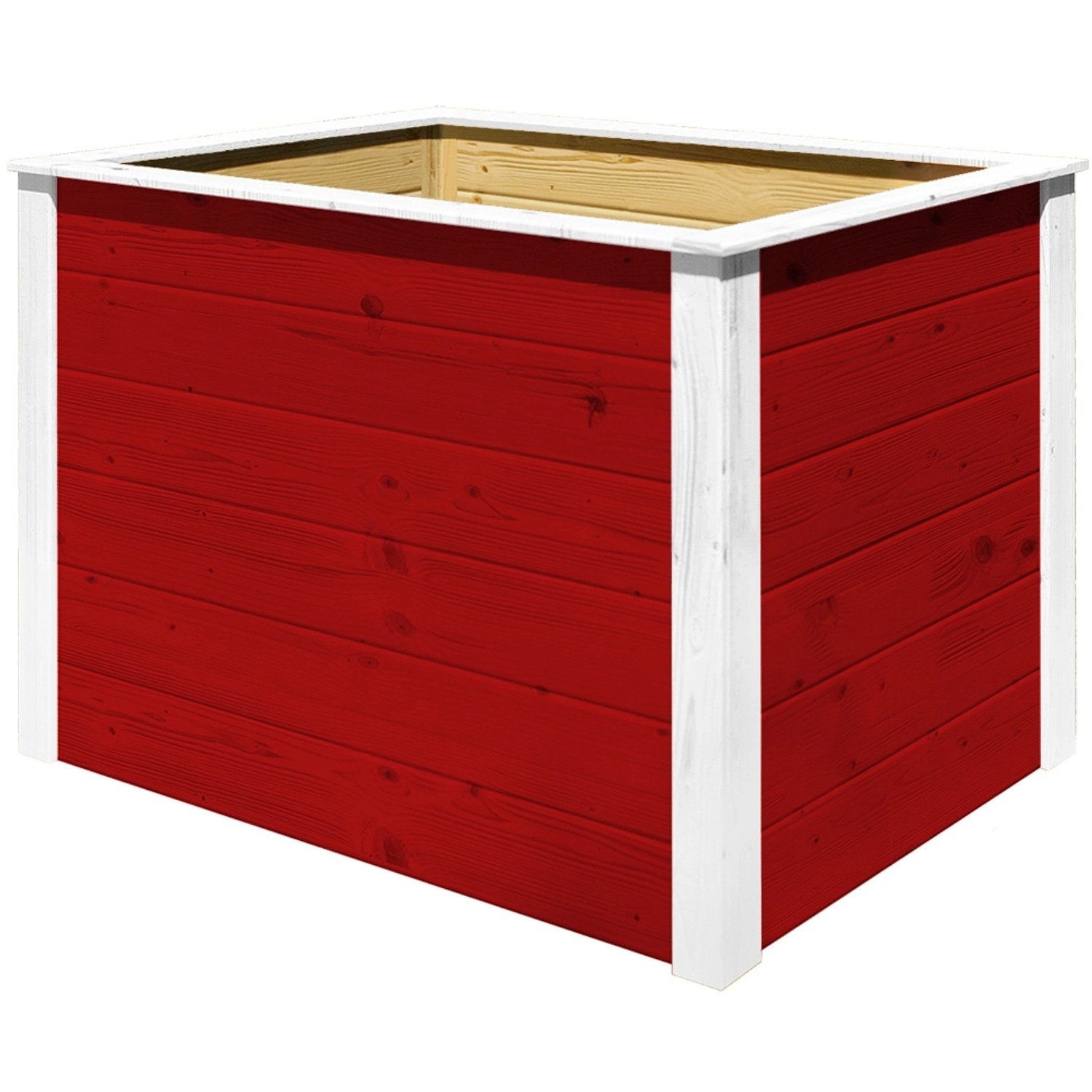 Weka Hochbeet-Element Modular  100 cm x 69 cm x 71 cm Rot von WEKA