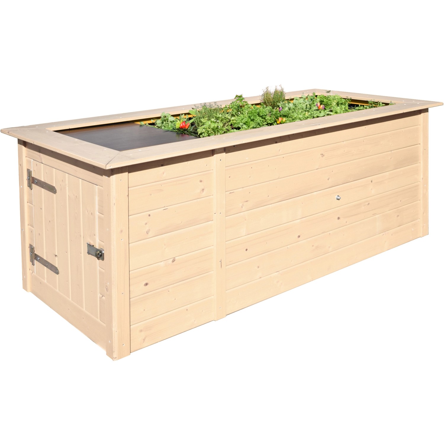 Weka Hochbeet mit Schrank Natur von WEKA