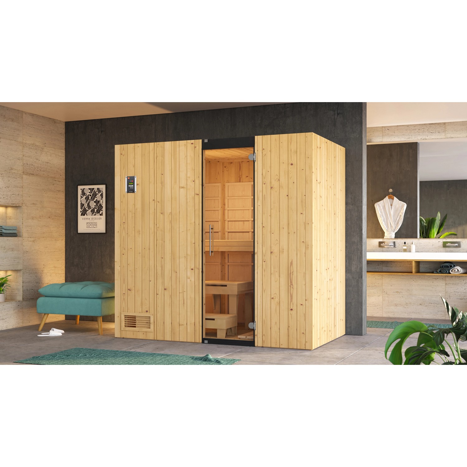 Weka Infrarotsauna Uppsala wekaTherm-Flächenstrahler Sparset 3,6 kW BioS Weka Infrarotsauna Uppsala wekaTherm-Flächenstrahler Sparset 3,6 kW BioS von WEKA