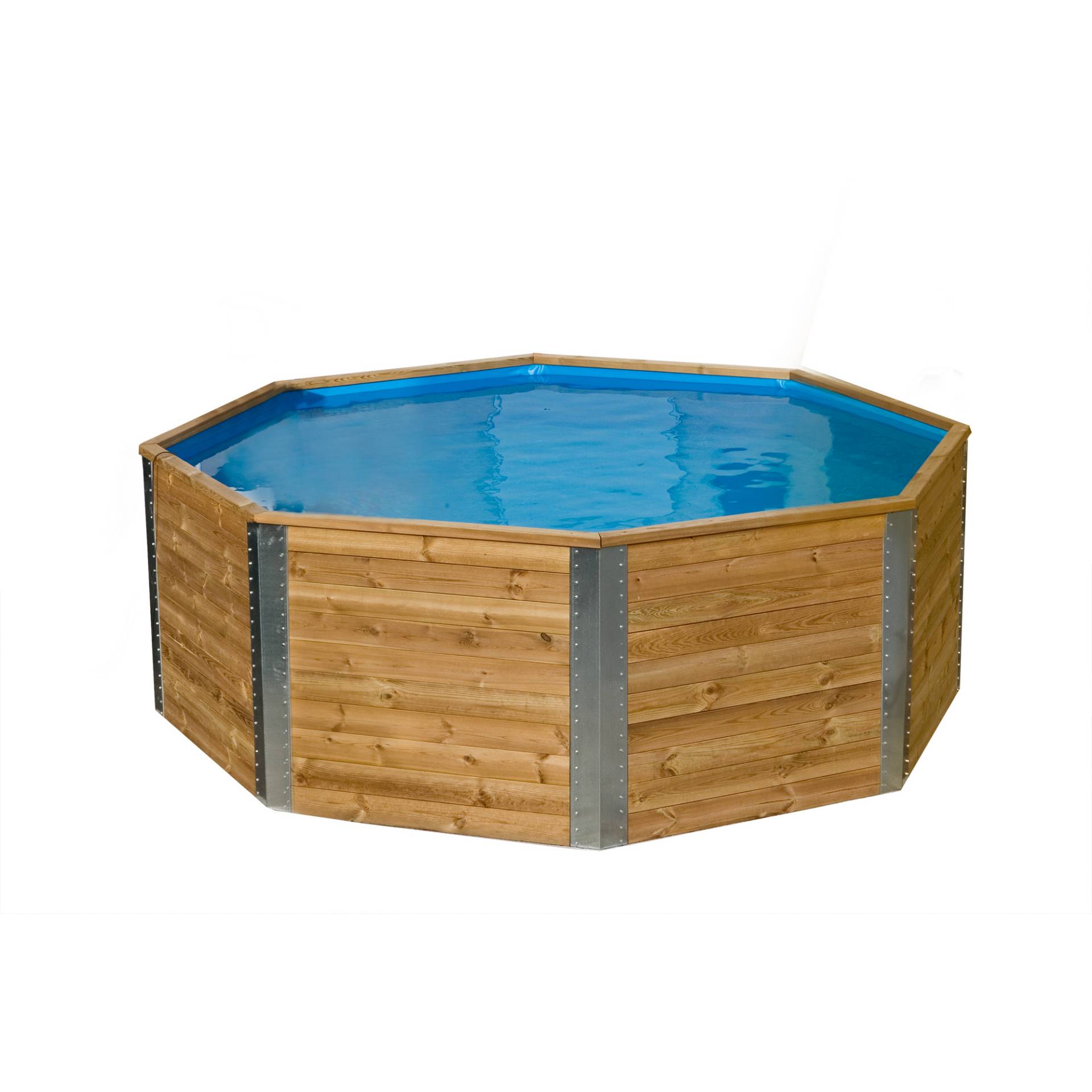 Weka Massivholz-Pool '593' achteckig, 310 x 310 x 116 cm von WEKA