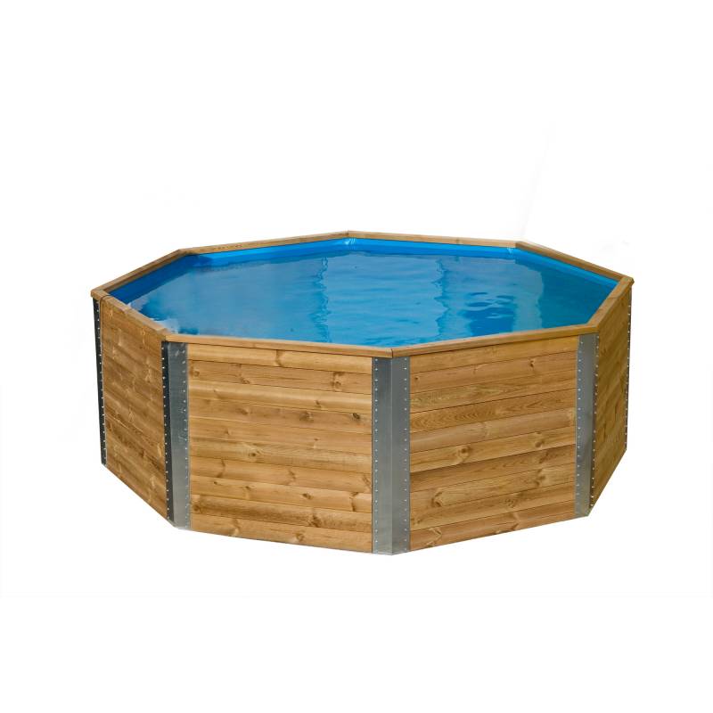 Weka Massivholz-Pool '593' achteckig, 310 x 310 x 116 cm von WEKA