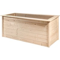 Profi-Hochbeet 669 c Hochbeet aus Holz, Juwel , Pflanzen ufzucht mit Montagematerial - Naturbelassen - Weka von WEKA