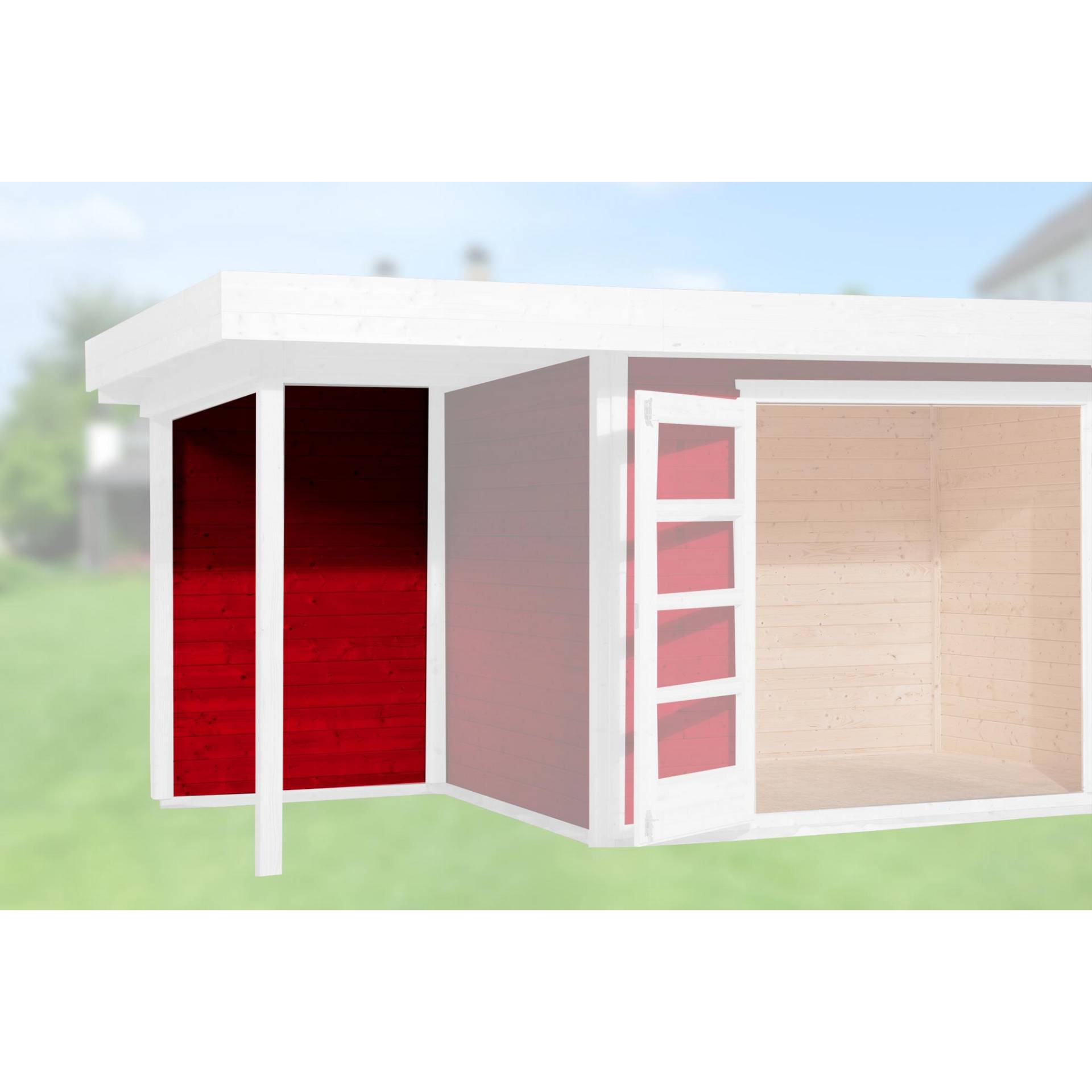 Weka Rückwand 150 cm schwedenrot Weka Rückwand 150 cm schwedenrot von WEKA