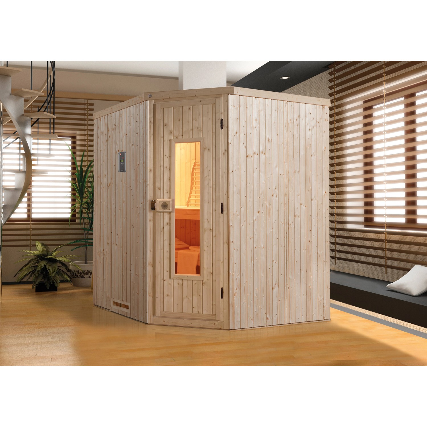 Weka Sauna Varberg 2, Holztür von WEKA