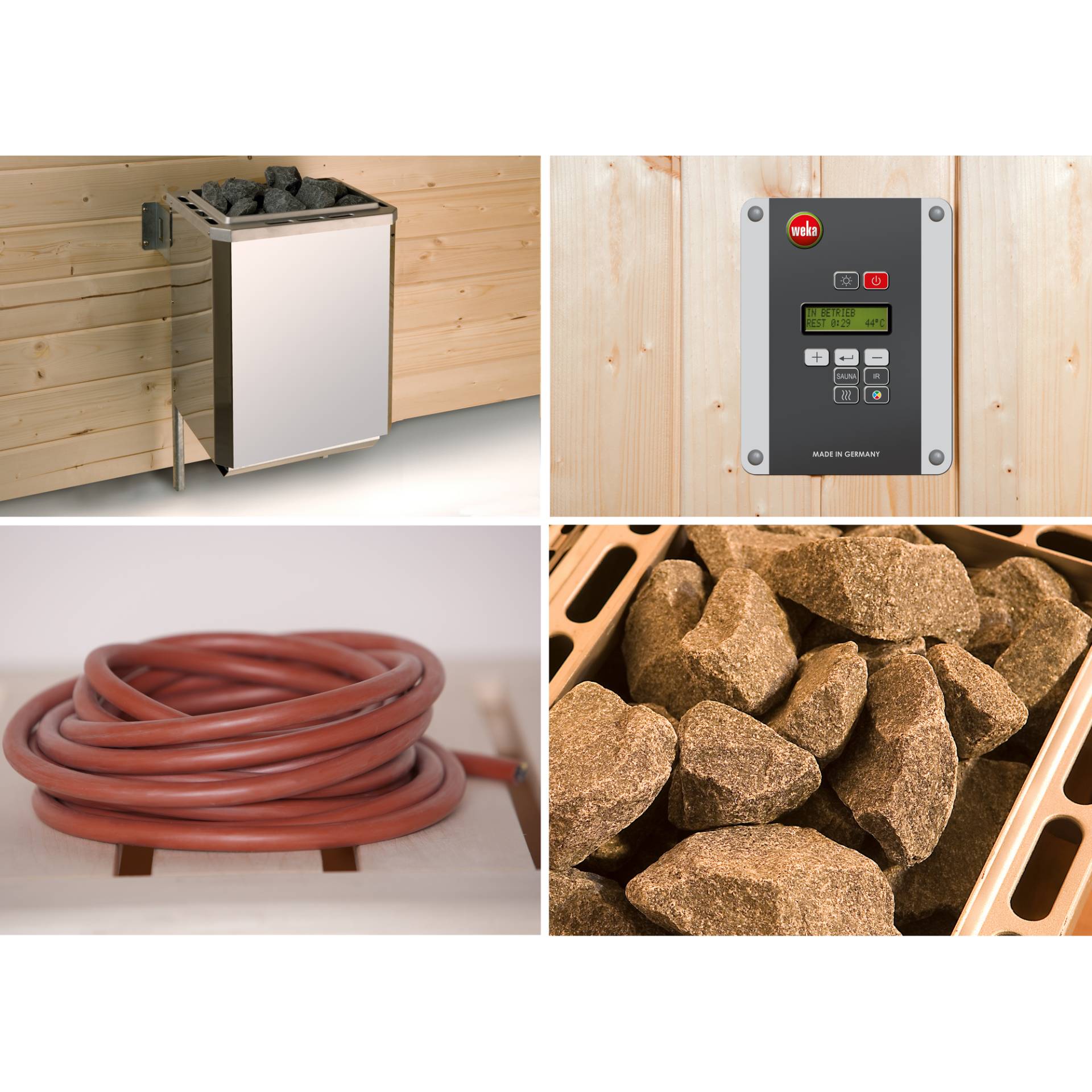 Weka Saunaofen-Set 'BioS' 4,5 kW Weka Saunaofen-Set 'BioS' 4,5 kW von WEKA