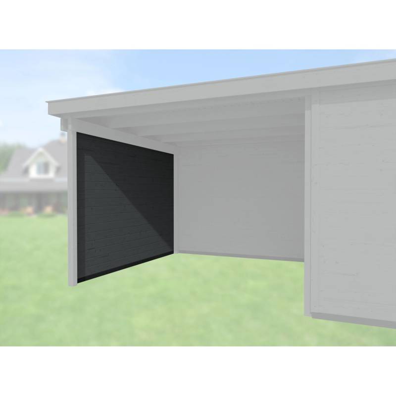 Weka Seitenwand 28 mm Wekaline für Haustyp WekaLine 172 Anthr. 235 cm von WEKA
