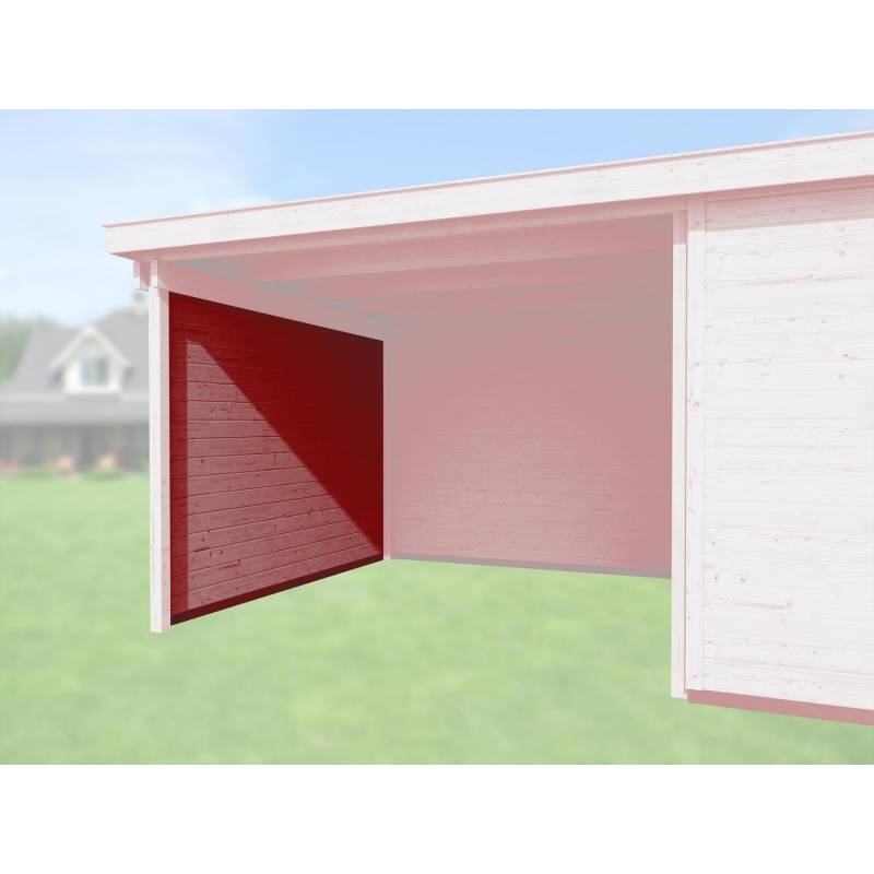 Weka Seitenwand 295 cm Tiefe schwedenrot von WEKA