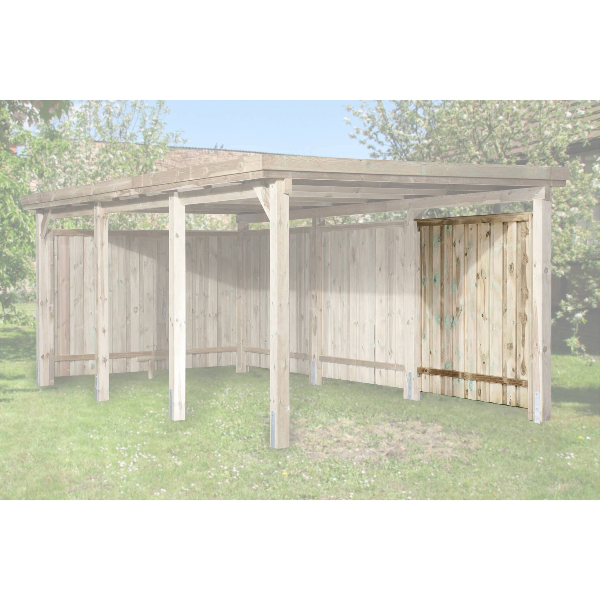 Weka Carport-Seitenwand 181 x 180 cm Weka Carport-Seitenwand 181 x 180 cm von WEKA