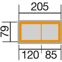 Weka - Stufenhochbeet 669 Hochbeet aus Holz in Grau, Juwel Pflanzenaufzucht Weka - Stufenhochbeet 669 Hochbeet aus Holz in Grau, Juwel Pflanzenaufzucht von WEKA
