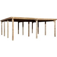 weka Doppelcarport "618 Gr.2" Holz 270 cm braun von WEKA