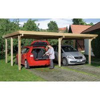 weka Doppelcarport "Optima 1", Holz, 270 cm, braun von WEKA