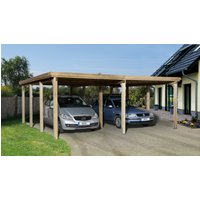 weka Doppelcarport "Optima 2", Holz, 270 cm, braun von WEKA