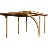 weka Einzelcarport "606 A Gr.1", Holz, 250 cm, braun von WEKA