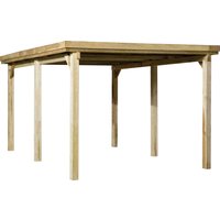 weka Einzelcarport "617 Gr.1", Holz, 270 cm, braun von WEKA