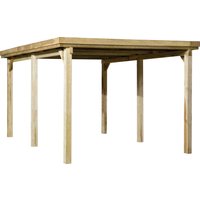 weka Einzelcarport "617 Gr.1" Holz 270 cm braun von WEKA