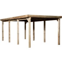 weka Einzelcarport "617 Gr.2", Holz, 270 cm, braun von WEKA