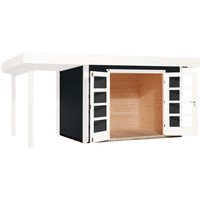 weka Gartenhaus "Designhaus 126 Plus" mit Anbaudach von WEKA