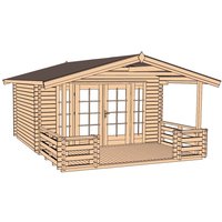 weka Gartenhaus "Weekendhaus 137 B Gr.1, 45 mm, natur" von WEKA