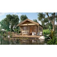 weka Gartenhaus "Weekendhaus 155, 45 mm, Panorama Doppeltür" von WEKA