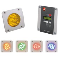 weka LED Deckenleuchte ""Farblichtanwendung Set A" für Saunen", Leuchtmittel LED-Modul  LED fest integriert, Farblicht-Set mit LED-Technik, inkl. Steuerungsmodul und Bedieneinheit von WEKA