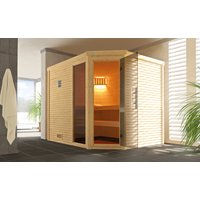 weka Sauna "Design-Sauna CUBILIS 3", Blockbohlen im wekaLine-Profil weka Sauna "Design-Sauna CUBILIS 3", Blockbohlen im wekaLine-Profil von WEKA