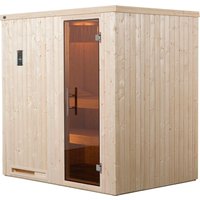 weka Sauna "Halmstad", (Set), 7,5 kW Bio-Ofen mit digitaler Steuerung von WEKA