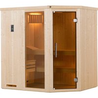 weka Sauna "Varberg", 7,5 kW Bio-Ofen mit digitaler Steuerung von WEKA