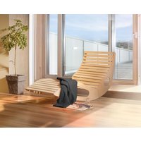 weka Wellnessliege "inkl. Saunabadetuch", naturbelassenes Spezialholz von WEKA
