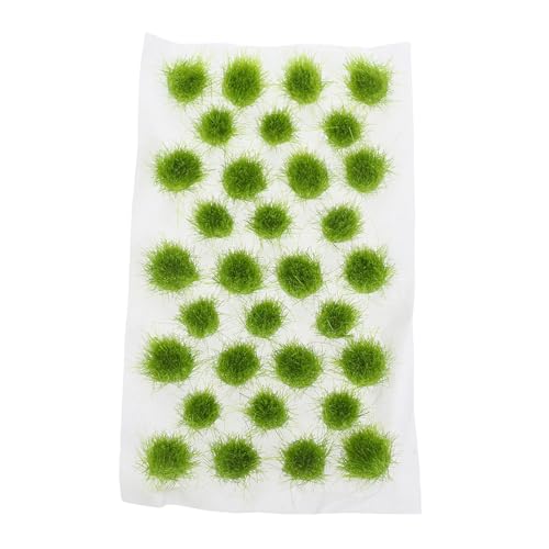 WEKADRIN 1 Blatt Kunstrasen gefälscht Fälschung Material simulieren Gras zum Basteln Grascluster-Dekore Miniatur-Landschaftsdekore Gaming-Szenerie-Gras-Cluster Sandtischgras Plastik von WEKADRIN