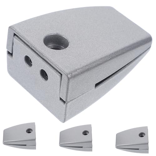 WEKADRIN 4 Stücke Schreibtisch Partition Clips Bildschirm Partition Aluminium Legierung von WEKADRIN