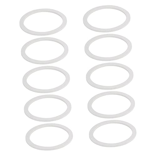 WEKADRIN 10 Stück Kaffeekanne Silikonring Dichtung luftdicht Ersatz Dichtring Silikonsiegelring Gefrierdichtring Ersatzdichtringe Dichtring für Mixer Dichtring für Espressokannen Weiß WEKADRIN 10 Stück Kaffeekanne Silikonring Dichtung luftdicht Ersatz Dichtring Silikonsiegelring Gefrierdichtring Ersatzdichtringe Dichtring für Mixer Dichtring für Espressokannen Weiß von WEKADRIN