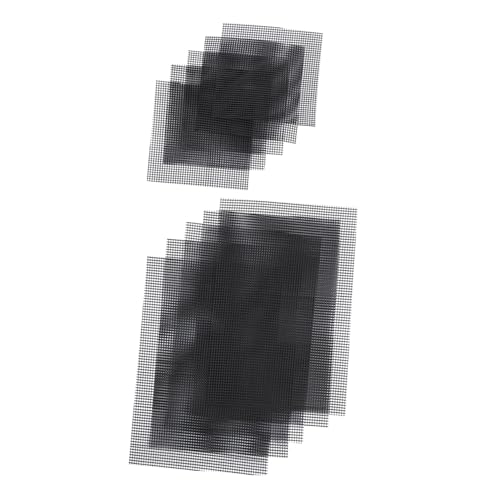 WEKADRIN 10 Stück Teiliges Bonsai Pflanzgefäß Bodengitter aus Langlebigem PE Material Zuschneidbare Loch Mesh Pads für Blumentöpfe Verhindert Bodenverlust Fördert Drainage und von WEKADRIN