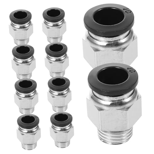 WEKADRIN 10 Stück Teiliges Npt Push Schnellkupplungs Pneumatikschläuche Druckluftfeste Steckverbinder mit Direktem Schnellverschluss Robuste Luftanschlüsse für Industrie und Werkzeug WEKADRIN 10 Stück Teiliges Npt Push Schnellkupplungs Pneumatikschläuche Druckluftfeste Steckverbinder mit Direktem Schnellverschluss Robuste Luftanschlüsse für Industrie und Werkzeug von WEKADRIN