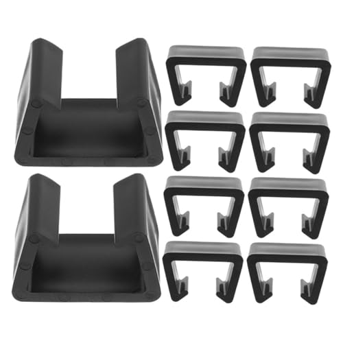 WEKADRIN 10 Stück Teiliges Patio Möbelverbinder aus Robustem Kunststoff Wetterfeste Sofa-Clips zur Stabilen Verbindung von Rattan Gartensofas Verhindern Verrutschen und Trennung Terrasse von WEKADRIN